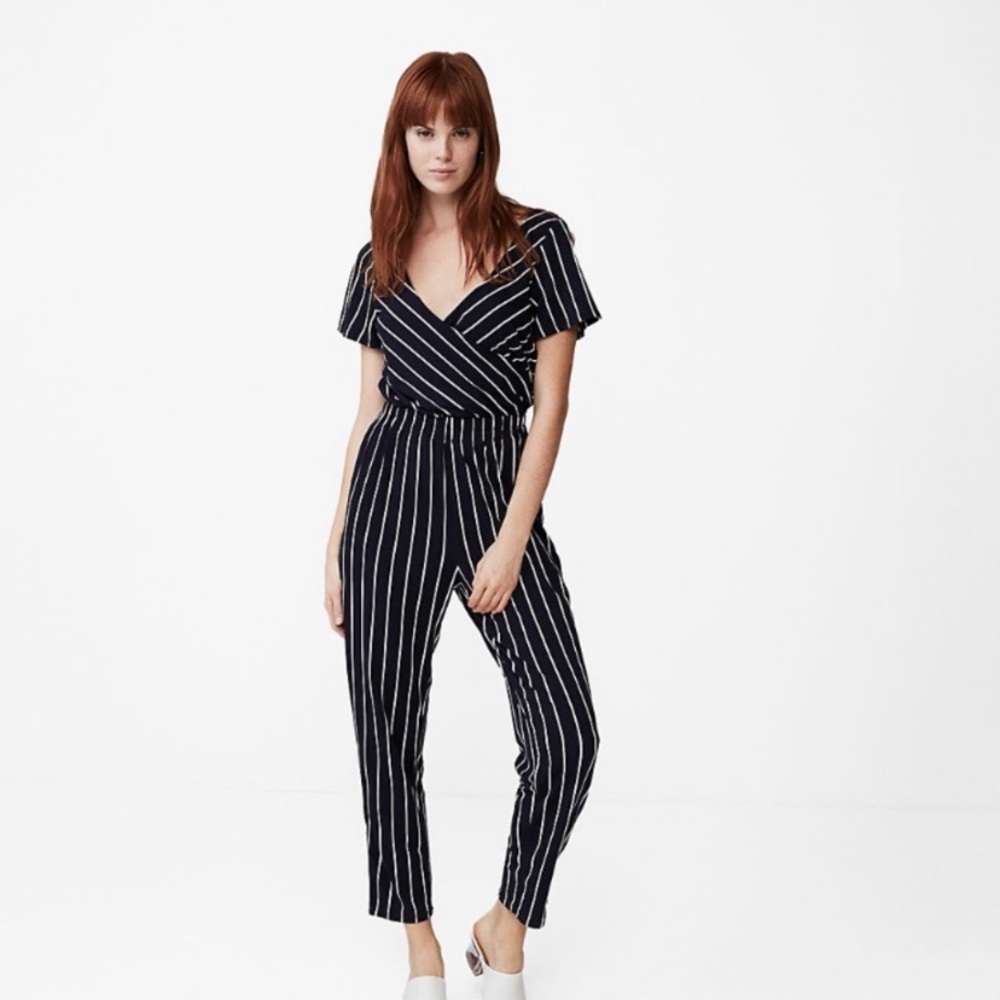 NWT Express Striped Jumpsuit